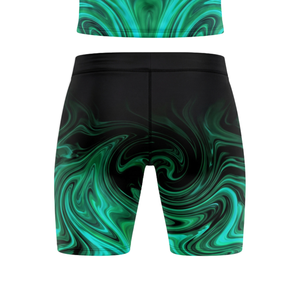 ชุดเสื้อฟุตบอลเด็กชายแบบพิมพ์ลาย Swirl 7v7 พร้อมกางเกงขาสั้น คอกลม แขนกุด ชุดทีมเยาวชน สามารถสั่งทำชื่อและหมายเลขผู้เล่นได้ แบบ Sublimated - Product Image 6