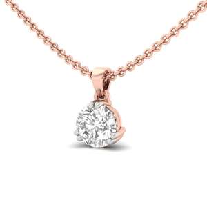 Colgante Solitario de Diamante Cultivado en Laboratorio CVD, Gracia Eterna, Chapado en Oro de 10K, Joyería Clásica Elegante, Regalo para Mujer, Ocasión Especial - Product Image 3