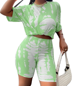 OEM ODM Custom Logo Women's Two Piece Strapless Casual <b>Set</b> Solid Knitted Polyester Cotton Summer Fashion Short Crop Wide Leg - Product Image 2