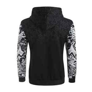Nouveau style de sweat-shirts pour hommes, service OEM sur mesure, logo sur le devant, manches longues, mélange de coton écologique, sweat-shirt confortable et respirant - Product Image 4