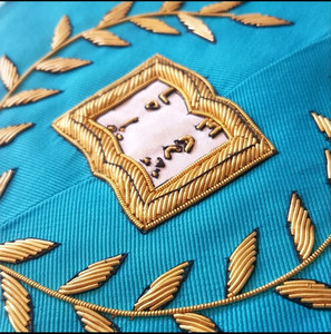Badge magnétique simple et tendance Orator - Offcer Collar - AASR avec perles brodées à la main - Product Image 5