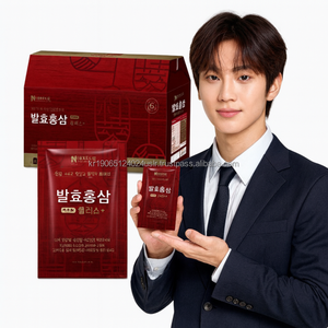 เครื่องดื่มบำรุงกำลังโสมแดงเกาหลีแบบหมัก 50 มล. ผลิตภัณฑ์เสริมอาหารสมุนไพรในซองแบบพกพา - Product Image 1