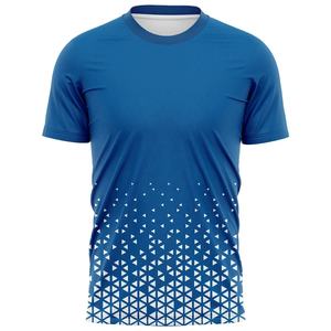 Venta al por mayor de verano de los hombres de nueva moda de manga corta de secado rápido Casual O cuello camisetas de los hombres de impresión por sublimación Camiseta deportiva - Product Image 1