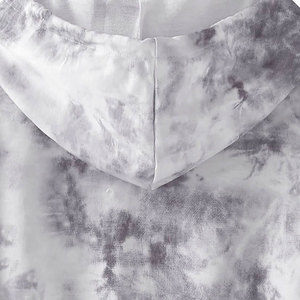 Sudadera con Capucha Tie-Dye Unisex, Corte Regular, 100% Algodón Felpa, Antiarrugas, Formal, Otoñal, con Estampado en Relieve de Mariposa - Product Image 5