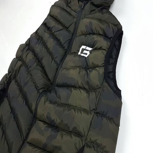 Blouson Bomber Unisexe Personnalisé Sans Manches Motif Camouflage Coupe-Vent Imperméable Respirant Formel Fermeture Éclair Polyester - Product Image 6