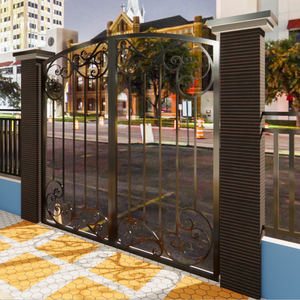 Diseños Elegantes de Puertas de Hierro Forjado: Mejore el Atractivo y la Seguridad de su Hogar con Impresionante Artesanía en Metal Personalizada. - Product Image 6