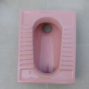 Vistaar Pink Magenta <b>Ceramic</b> Squatting <b>Pan</b> Orissa CT MD <b>Pan</b> Luxury Bathroom Indian Toilet Export Quality India - Product Image 1
