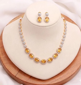 18K Rose Gold Plated <b>Ruby</b> Pink <b>Necklace</b> Gemstone Jewelry Choker Bridal Wedding Vintage IGI Certified Brass RAY FINE Jewelry - Product Image 1