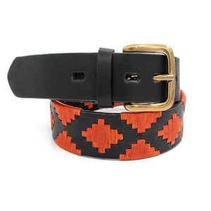 Ceinture Polo pour Homme en Cuir Fait Main – Confort, Flexibilité, Durabilité, Style Intemporel, Design en Alliage - Product Image 5