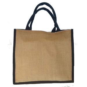 Large Capacity Foldable Burlap Insulated Travel Storage Bag Fashionable Customizable Logo <b>Handbag</b> for Shopping - Product Image 3