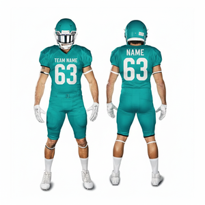 Conjunto de Uniforme de Fútbol Americano con Nuevo Diseño 2026 |   Camiseta Unisex de Manga Corta con Logotipo Personalizado Impreso en Color, 100% Poliéster |   Venta al por Mayor OEM - Product Image 6