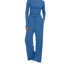 Conjuntos Deportivos para Mujer, Diseño Personalizado, Conjunto Deportivo Premium para Mujer, 100% Algodón, Cómodo, Manga Larga y Pantalones Deportivos a Juego - Product Image 1
