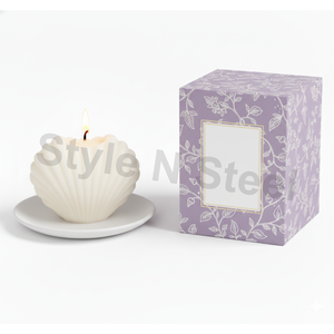 Vela Decorativa con Forma de Concha Marina - para Navidad, Pascua, Cumpleaños y San Valentín - Product Image 2