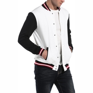 Chaqueta Varsity de Lana con Diseño Personalizado al por Mayor, Chaqueta Letterman con Mangas de Cuero para Hombre y Mujer, Producción en Fábrica OEM ODM al por Mayor - Product Image 6