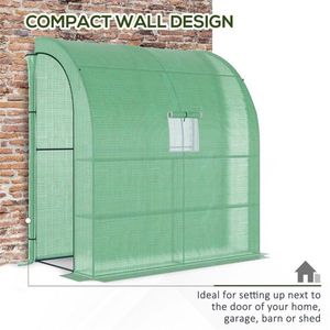 Mini Serra Moderna per Casa e Giardino, Facile da Montare con Struttura in Acciaio Zincato, PVC e Polietilene, Serra Walk-In - Product Image 6