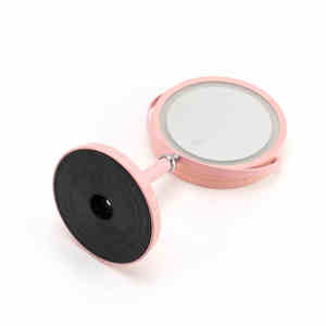 Daystar Trade Pink LED Makeup <b>Mirror</b> Adjustable Stand Gold-Plated Metal Frame 3X Magnification for Vanity Beauty Daily Grooming - Product Image 3
