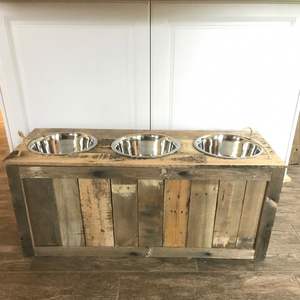 Tazón de Madera Natural para Comida de Perros, Producto Promocional para Mascotas, Sostenible y Resistente - Product Image 6