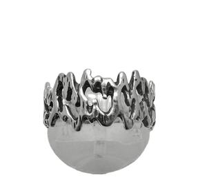 Anillo de racimo unisex Plata de Ley 925 sólida diseño único joyería fina boda fiesta cumpleaños Regalos ella - Product Image 1