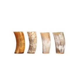 Natural Buffalo Viking Drinking Small Horn Glass for coffee & <b>wine</b> and Whisky Dram Real Horn Glass at Affordable Price - Product Image 2