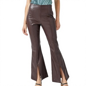 ELYSIAN INDUSTRIES <b>Men</b> <b>Leather</b> <b>Pants</b> Casual Straight Fit Mid Waist Midweight Eco-friendly High-quality Daily Wear Classic Winter - Product Image 6