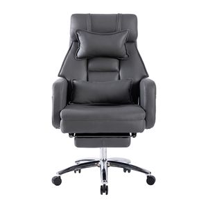 Sedia da Ufficio Ergonomica Girevole con Schienale Alto e Supporto Lombare, Tecnologia Confortevole per Sedute Prolungate, in Pelle di Alta Qualità - Product Image 3