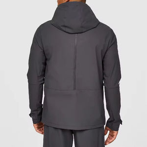 Accept Full Customization Zip-up Softshell Windbreaker <b>Jackets</b> with Hood <b>Waterproof</b> Running Wear Windbreaker <b>Jacket</b> for Men's - Product Image 2