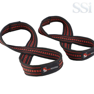 Heavy Duty Figure 8 Deadlift Wrist <b>Straps</b> for Maximum Stability Professional Gym Gear for Power Training Workouts - Product Image 4