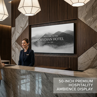 Pantalla Publicitaria Android 11 de 32/43/50/55/65 Pulgadas, Sin Táctil, 4K, Montada en Pared, Señalización Digital Comercial, Reproductor Multimedia LCD