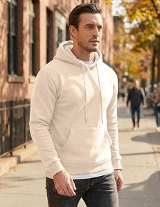 Plus Size Men's Front Custom Logo <b>Thick</b> <b>Fleece</b> Waterproof Windproof Eco-Friendly Casual Hoodie-High Quality 100% Cotton Regular - Product Image 2