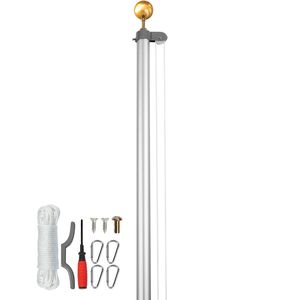 Kit Asta Portabandiera a Goccia da 6 Metri in Lega di Alluminio Rinforzata per Esterni, 3 Modalità di Visualizzazione, Asta per Bandiera 3x5 per Uso Esterno - Product Image 1