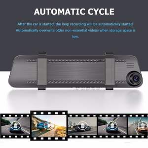 Enregistreur vidéo HD 1080P pour voiture, double caméra embarquée avec rétroviseur, caméra avant et arrière - Product Image 6