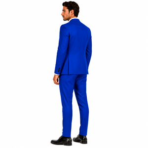 Costume d'affaires sur mesure pour homme, 3 boutons, revers cranté, costume de mariage formel, couleur unie, ensemble veste de costume d'affaires formel sur mesure pour homme - Product Image 6