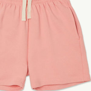 Shorts pour garçons de couleur unie avec cordon de serrage et taille élastique, prix d'usine pour les acheteurs en gros, service OEM - Product Image 4