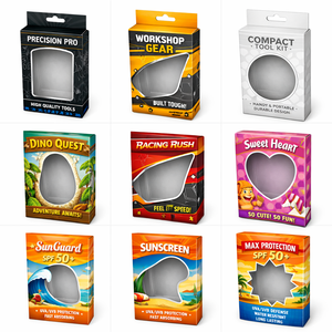 Custom Compact Tool Kit Paper <b>Boxes</b> with Clear Window Portable Durable Design for Everyday Use - Product Image 6