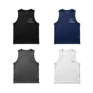 Débardeur de sport tricoté léger pour homme, sans manches, séchage rapide, pour entraînement, musculation, course à pied et sports - Product Image 5