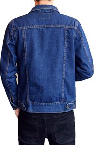 Chaqueta Vaquera Contemporánea para Hombre – Chaqueta de Mezclilla Azul Moderna para Hombre con Diseño Casual y Elegante para Ropa Urbana y Uso Diario - Product Image 4