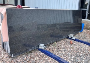 Elegant Glossy Black Granite Tile Slab Featuring <b>Polished</b> Surface High Durability and Premium Quality for Residential - Product Image 3