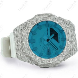 Kit de Modificación de Reloj GA2100 Premium Personalizado, Caja de Acero Inoxidable Completamente Adornada, Edición CasiOak de Lujo para Hombre, Reloj G-Shock - Product Image 3