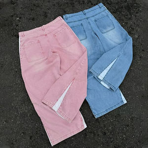 Jeans en denim ample pour homme, style français, collection de créateurs, denim brut selvedge de qualité supérieure, marque de luxe - Product Image 2