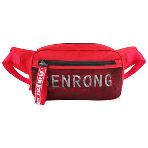 Geometric Nylon Zipper Weilida Casual Fashion Hiphop Waist Belt Sport Pillow <b>Water</b> Proof Unisex <b>Backpack</b> Bag Branded Fanny Packs - Product Image 2