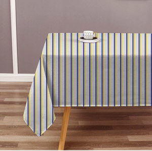 Nappe rayée en fil teint 100 % coton de haute qualité, couleur personnalisée, durable, lavable, tissée, pour table à manger, éco-responsable - Product Image 6