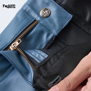 Pantalones de Hombre de Alta Calidad, Transpirables y Ecológicos, con Revestimiento de PU, Color Sólido, con Logotipo Personalizable, Tela de Lona, Estilo Urbano - Product Image 5