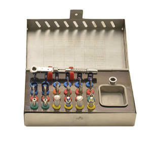 Kit d'expansion osseuse pour implants dentaires en acier inoxydable, instruments de chirurgie buccale, perceuses manuelles réutilisables et ensemble de butées - Product Image 6