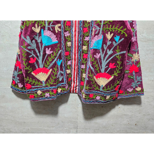 Chaqueta de terciopelo para mujer, estilo nuevo, abrigo a rayas de algodón, chaqueta boho de alta calidad, chaqueta bordada, chaquetas de temporada - Product Image 5