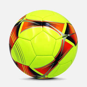 Buen material, personalizado, precio económico, fabricante, impresión de logotipo personalizado, balón de fútbol pakistaní deportivo, tamaño 5, máquina. - Product Image 1