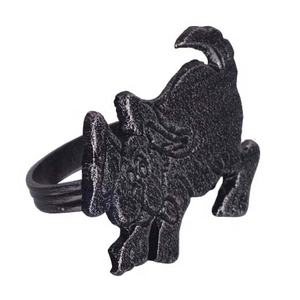 Anneau de serviette en métal design en aluminium pour la décoration de table de mariage, artisanat décoratif pour les fêtes - Product Image 2