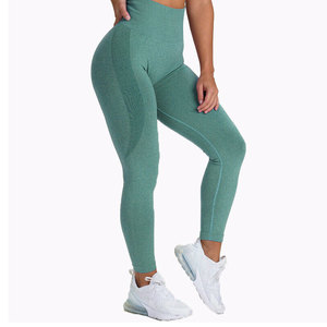 Leggings Deportivos de Cintura Alta para Mujer, de Poliéster y Elastano de Alta Calidad, Ropa de Compresión para Yoga y Gimnasio - Product Image 3