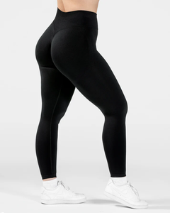 Leggings de Microfibra sin Costuras con Tecnología de Absorción de Sudor, Ajuste Ceñido y Elasticidad en Cuatro Direcciones - Product Image 4