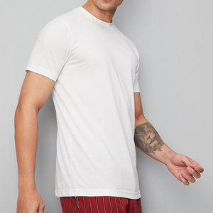 T-shirt de sport personnalisé à manches courtes pour hommes, 100 % coton, respirant, idéal pour la course à pied et la musculation, vente en gros - Product Image 4