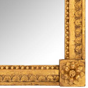 Miroir mural en teck massif de haute qualité avec finition dorée et magnifiquement sculpté pour l'intérieur ou l'extérieur - Product Image 6